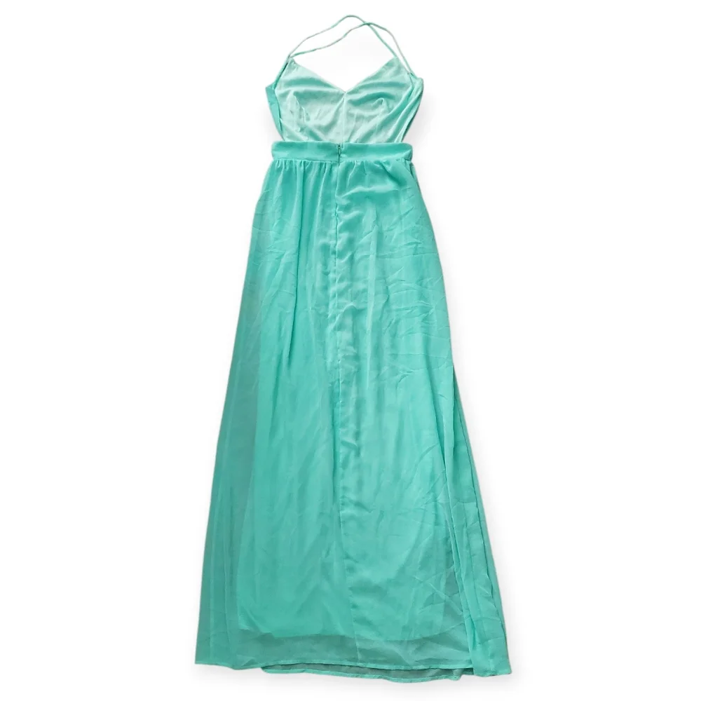 Lulu's Aqua Formal Gown - Picture 2 of 3